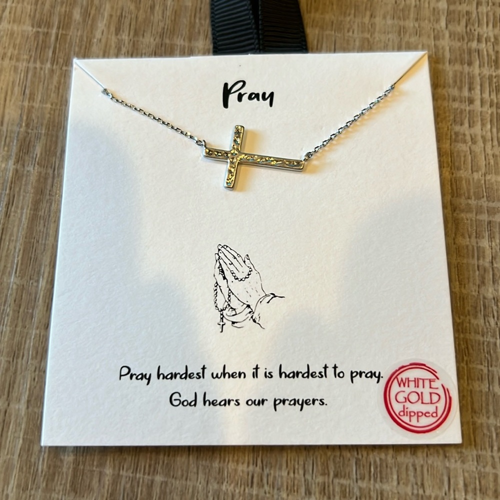 Silver Cross Necklace